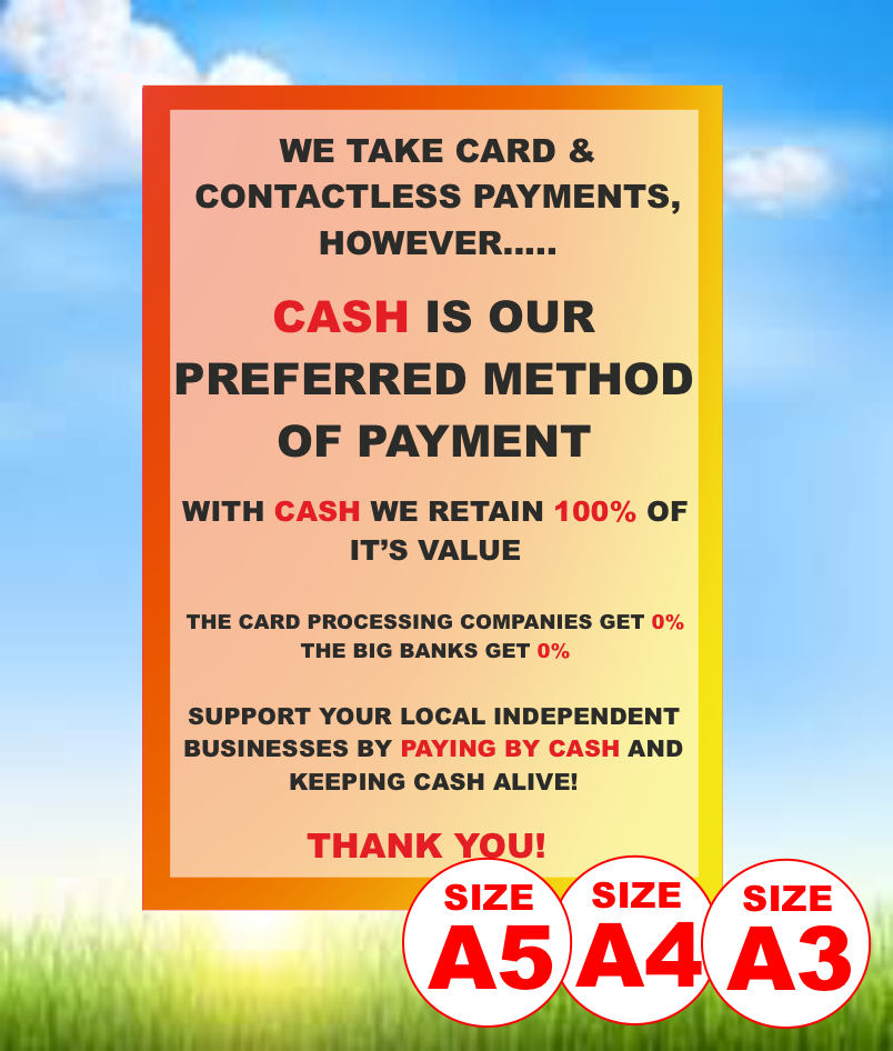 Cash Preferred sign