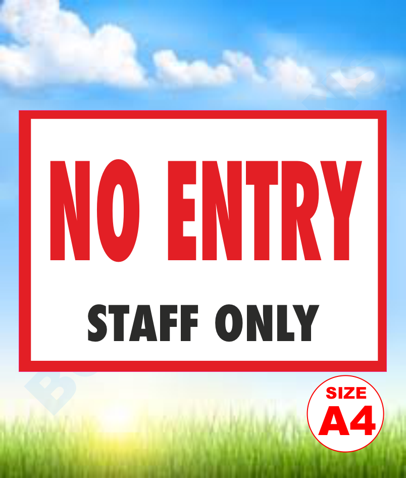 No Entry sign