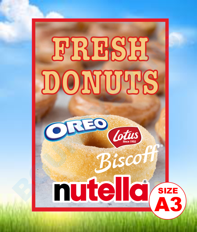 Fresh Donuts sign