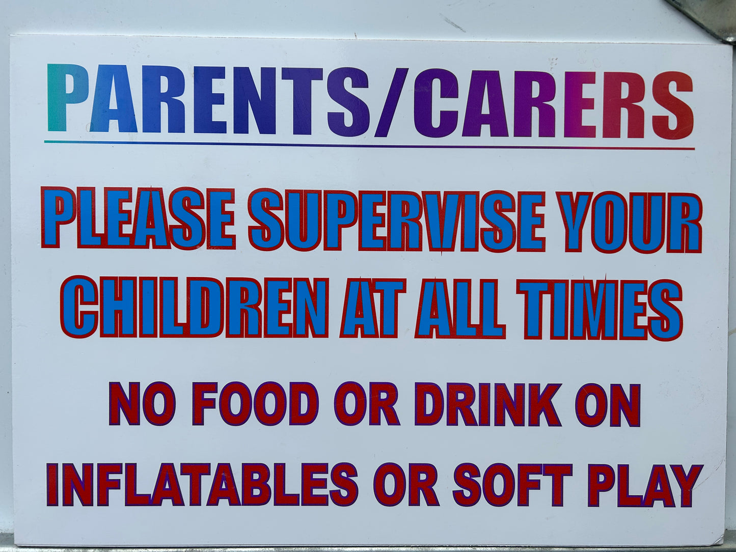 rules sign